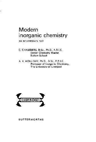 خرید و دانلود نسخه کامل کتاب Modern inorganic chemistry_68d2d5f198ff4.jpeg خرید و دانلود نسخه کامل کتاب Modern inorganic chemistry