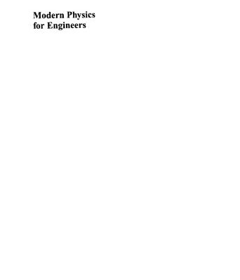 خرید و دانلود نسخه کامل کتاب Modern Physics for Engineers