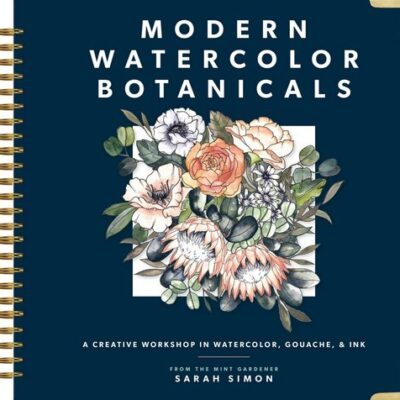 خرید و دانلود نسخه کامل کتاب Modern Watercolor Botanicals
