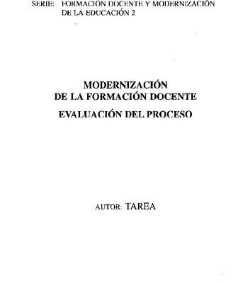 خرید و دانلود نسخه کامل کتاب Modernización de la formación docente. Evaluación del proceso