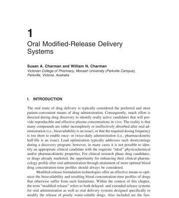 خرید و دانلود نسخه کامل کتاب Modified-Release Drug Delivery Technology