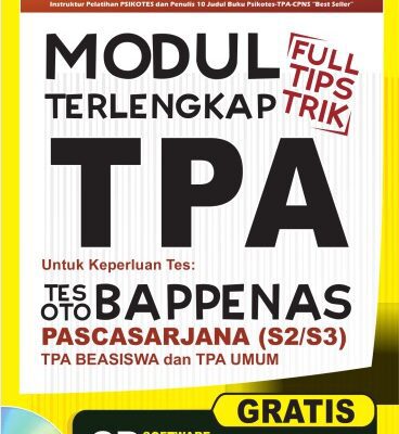 خرید و دانلود نسخه کامل کتاب Modul Terlengkap TPA Full Tips dan Trick