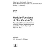 خرید و دانلود نسخه کامل کتاب Modular Functions of One Variable VI