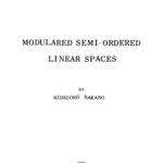 خرید و دانلود نسخه کامل کتاب Modulared semi-ordered linear spaces