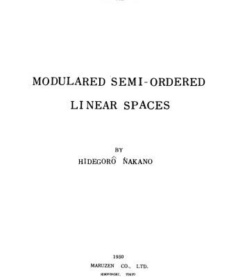 خرید و دانلود نسخه کامل کتاب Modulared semi-ordered linear spaces