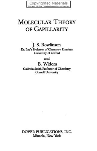 خرید و دانلود نسخه کامل کتاب Molecular Theory of Capillarity_68d4953110aa0.jpeg خرید و دانلود نسخه کامل کتاب Molecular Theory of Capillarity
