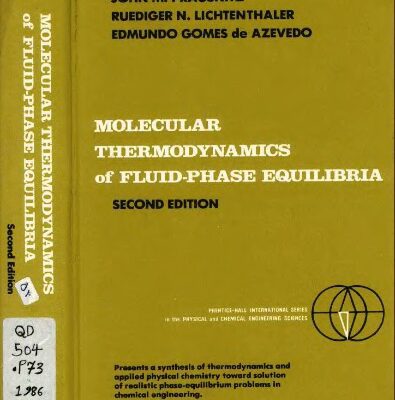 خرید و دانلود نسخه کامل کتاب Molecular thermodynamics of fluid-phase equilibria