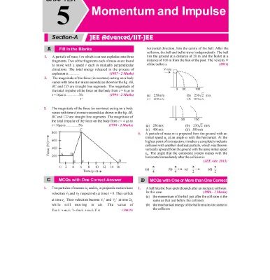 خرید و دانلود نسخه کامل کتاب Momentum and Impulse IIT JEE Chapter wise Solution 1978 to 2017 along with AIEEE IIT JEE main