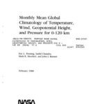خرید و دانلود نسخه کامل کتاب Monthly Mean Global Climatology of Temperature, Wind, Geopotential Height, and Pressure for 0-120 km (CIRA-86 model)