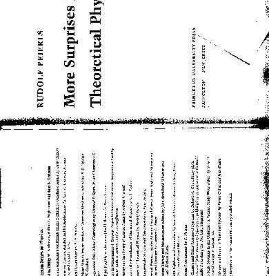 خرید و دانلود نسخه کامل کتاب more surprises in theoretical physics