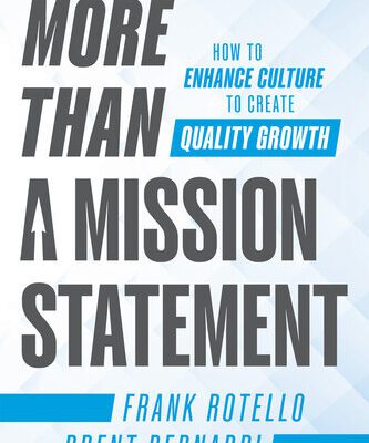 خرید و دانلود نسخه کامل کتاب More Than a Mission Statement: How To Enhance Culture to Create Quality Growth