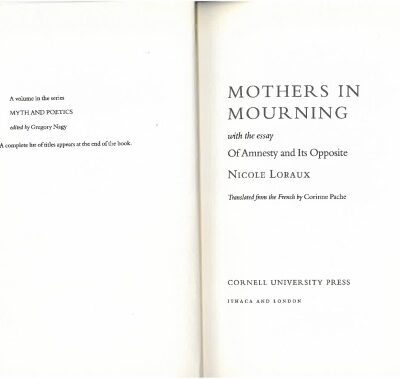 خرید و دانلود نسخه کامل کتاب Mother in Mourning