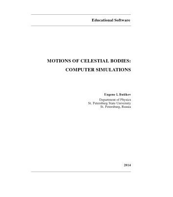 خرید و دانلود نسخه کامل کتاب Motions of Celestial Bodies