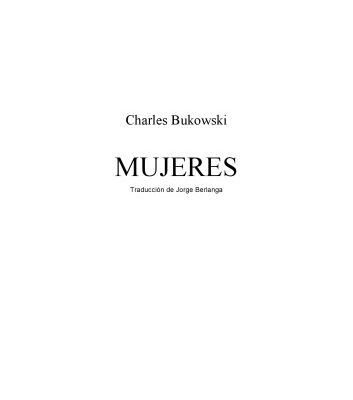 خرید و دانلود نسخه کامل کتاب Mujeres (Compactos Anagrama)