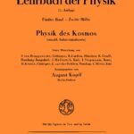 خرید و دانلود نسخه کامل کتاب Müller-Pouillets Lehrbuch der Physik – Band V, 2. Teil: Physik des Kosmos