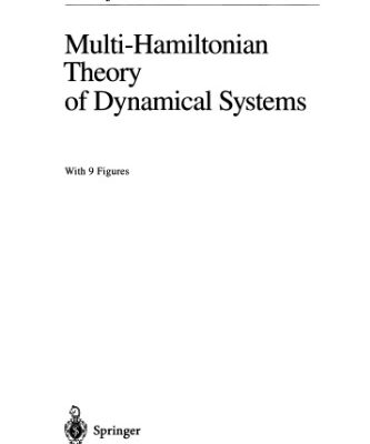 خرید و دانلود نسخه کامل کتاب Multi-Hamiltonian theory of dynamical systems