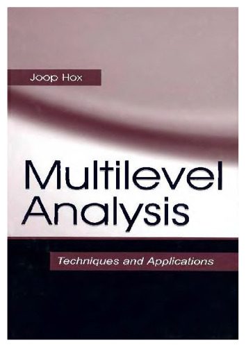خرید و دانلود نسخه کامل کتاب Multilevel Analysis: Techniques and Applications (Quantitative Methodology Series)_68b64948157ae.jpeg خرید و دانلود نسخه کامل کتاب Multilevel Analysis: Techniques and Applications (Quantitative Methodology Series)