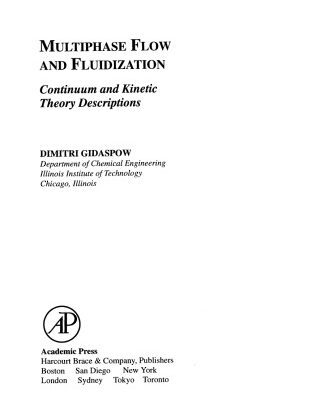 خرید و دانلود نسخه کامل کتاب Multiphase Flow and Fluidization