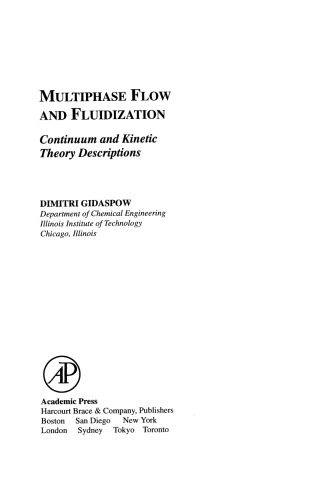 خرید و دانلود نسخه کامل کتاب Multiphase Flow and Fluidization_68bd7005df677.jpeg خرید و دانلود نسخه کامل کتاب Multiphase Flow and Fluidization