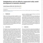 خرید و دانلود نسخه کامل کتاب Multiplatform and cost-effective augmented reality model development in restorative dentistry