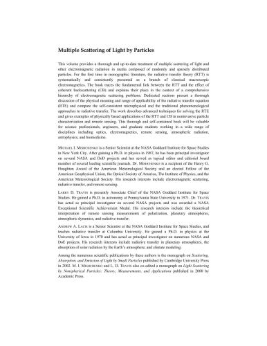 خرید و دانلود نسخه کامل کتاب Multiple Scattering of Light by Particles. Radiative Transfer and Coherent Backscattering_68be9b163f884.jpeg خرید و دانلود نسخه کامل کتاب Multiple Scattering of Light by Particles. Radiative Transfer and Coherent Backscattering
