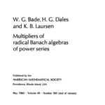خرید و دانلود نسخه کامل کتاب Multipliers of radical Banach algebras of power series
