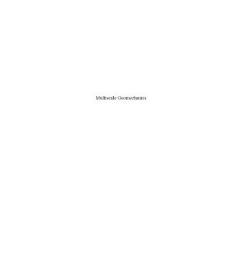 خرید و دانلود نسخه کامل کتاب Multiscale Geomechanics