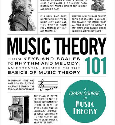خرید و دانلود نسخه کامل کتاب Music Theory 101 From Keys And Scales To Rhythm And Melody