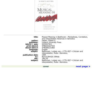 خرید و دانلود نسخه کامل کتاب Musical Meaning in Beethoven: Markedness, Correlation, and Interpretation (Advances in Semiotics)
