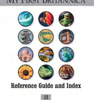 خرید و دانلود نسخه کامل کتاب My First Britannica Volume 13 – Reference Guide and Index