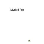 خرید و دانلود نسخه کامل کتاب Myriad® Pro: A Versatile Sans Serif OpenType® Family