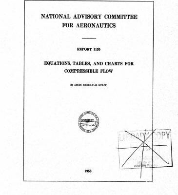 خرید و دانلود نسخه کامل کتاب NACA-Report-1135. Equations, tables, and charts for compressible flow