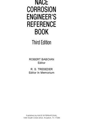 خرید و دانلود نسخه کامل کتاب Nace Corrosion Engineer’s Reference Book