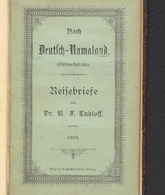 خرید و دانلود نسخه کامل کتاب Nach Deutsch-Namaland (Südwestafrika) : Reisebriefe