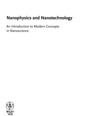 خرید و دانلود نسخه کامل کتاب Nanophysics and nanotechnology: introduction to modern concepts in nanoscience
