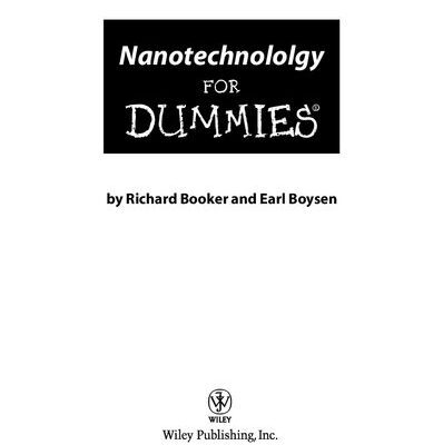 خرید و دانلود نسخه کامل کتاب Nanotechnology For Dummies