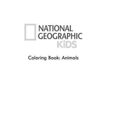 خرید و دانلود نسخه کامل کتاب National Geographic Kids. Coloring Book: Animals