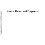 خرید و دانلود نسخه کامل کتاب Natural Flavors and Fragrances. Chemistry, Analysis, and Production