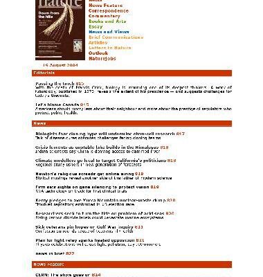 خرید و دانلود نسخه کامل کتاب Nature (Vol. 430, No. 7002, 19 August 2004)