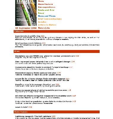 خرید و دانلود نسخه کامل کتاب Nature (Vol. 431, No. 7005, 9 September 2004)