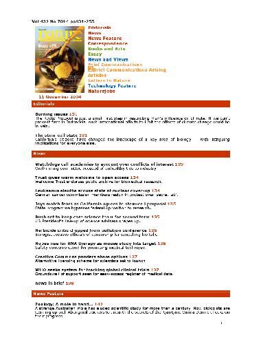خرید و دانلود نسخه کامل کتاب Nature (Vol. 431, No. 7014, 11 November 2004)_68c6d0b96899e.jpeg خرید و دانلود نسخه کامل کتاب Nature (Vol. 431, No. 7014, 11 November 2004)