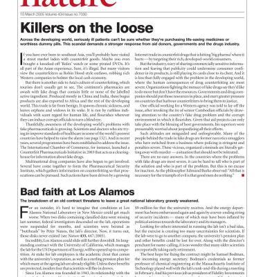 خرید و دانلود نسخه کامل کتاب Nature (Vol. 434, No. 7030, 10 March 2005)