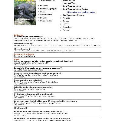 خرید و دانلود نسخه کامل کتاب Nature (Vol. 437, No. 7055, 1 September 2005)