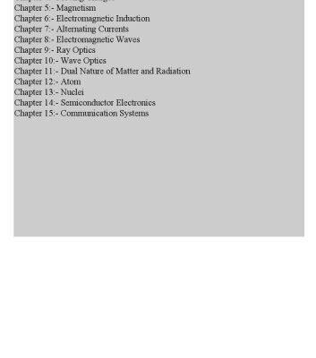 خرید و دانلود نسخه کامل کتاب NCERT 12th Physics Chapterwise Exempler solution  Important for neet aipmt IIT JEE main and advanced 12th boards exams Book Bank Publication