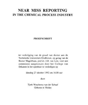 خرید و دانلود نسخه کامل کتاب Near miss reporting in the chemical process industry