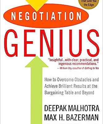 خرید و دانلود نسخه کامل کتاب Negotiation Genius: How to Overcome Obstacles and Achieve Brilliant Results at the Bargaining Table and Beyond –  +  Pdf