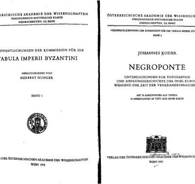 خرید و دانلود نسخه کامل کتاب Negroponte: Untersuchungen zur Topographie und Siedlungsgeschichte der Insel Euboia wahrend der Zeit der Venezianerherrschaft. (Denkschriften der Phil.-Hist. Klasse) (German Edition)