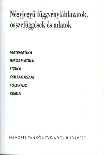 خرید و دانلود نسخه کامل کتاب Négyjegyű függvénytáblázatok, összefüggések és adatok_68c6dcd1e409c.jpeg خرید و دانلود نسخه کامل کتاب Négyjegyű függvénytáblázatok, összefüggések és adatok