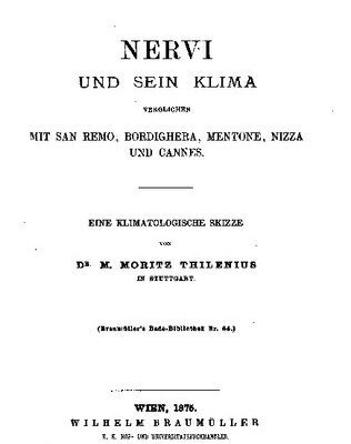 خرید و دانلود نسخه کامل کتاب Nervi und sein Klima verglichen mit San Remo, Bordighera, Mentone, Nizza und Cannes