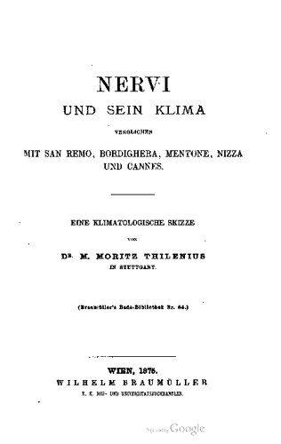 خرید و دانلود نسخه کامل کتاب Nervi und sein Klima verglichen mit San Remo, Bordighera, Mentone, Nizza und Cannes_68c10e581f353.jpeg خرید و دانلود نسخه کامل کتاب Nervi und sein Klima verglichen mit San Remo, Bordighera, Mentone, Nizza und Cannes